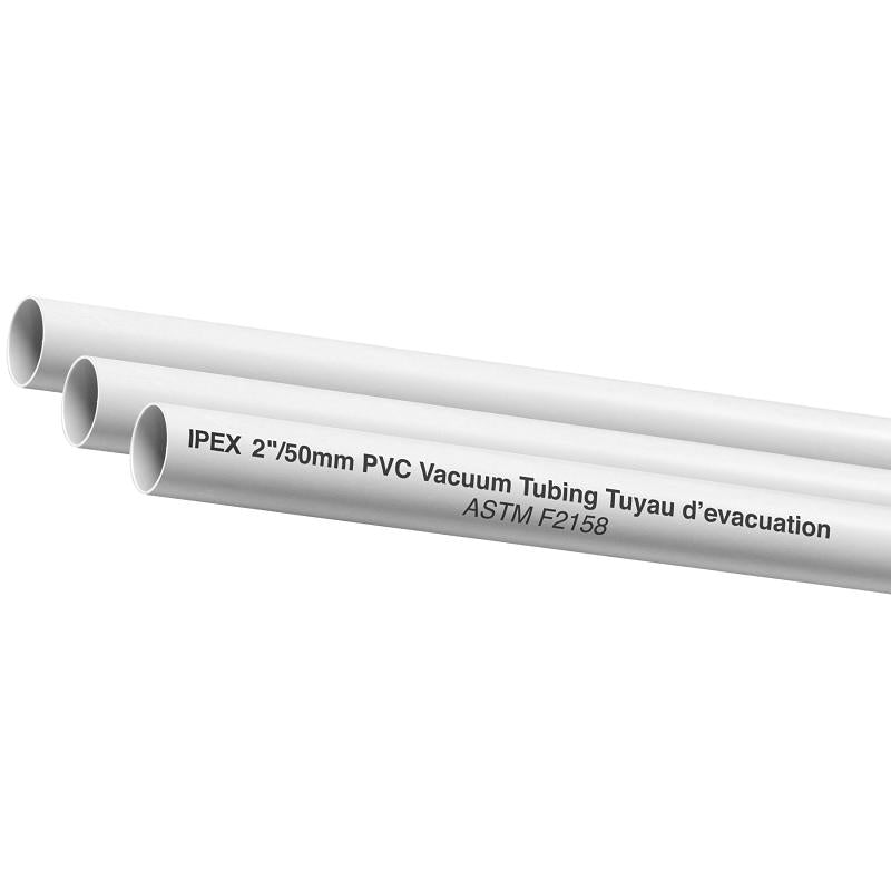 2" X 8' Central Vac PVC Tubing