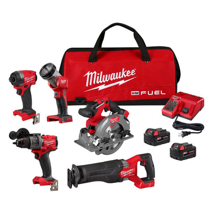 Milwaukee M18 Fuel 5pc Tool Combo Kit