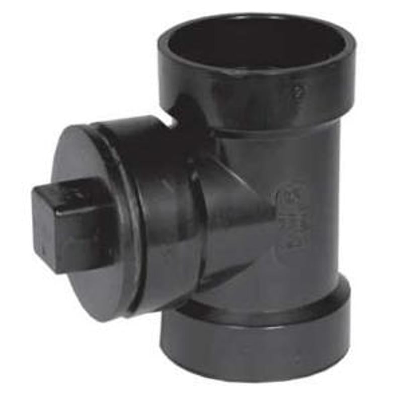 1 1/2" ABS Cleanout Tee W/Plug