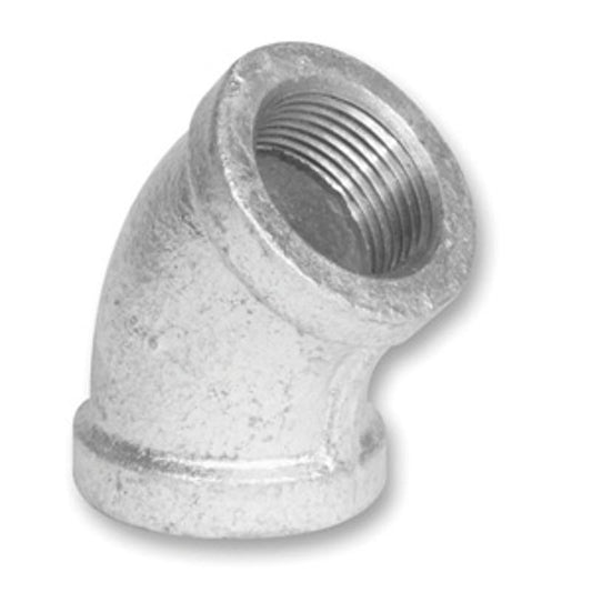 1/4" X 45 Galvanized Elbow