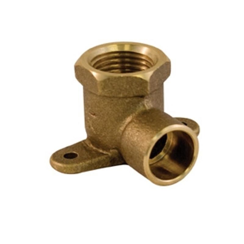 1/2" Brass Cast 90 Degree Drop Ear Elbow CXfip