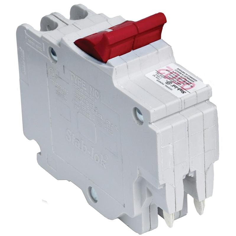 Stab-Lok 20A 2-Pole Circuit Breaker NC0220