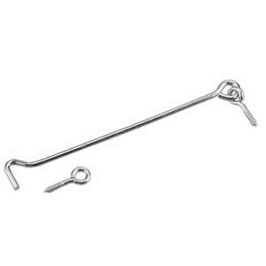 10" Hook & Eye Gate Zinc 145XV