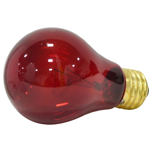 A19 Red Incandescent Bulb 25W 2850K