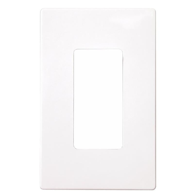 Eaton Screwless Decorator Switch Plate White 1-Gang PJS26W