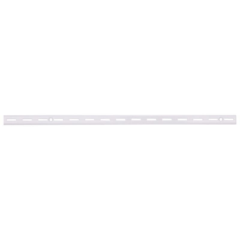 36" Shelf Slotted Track White