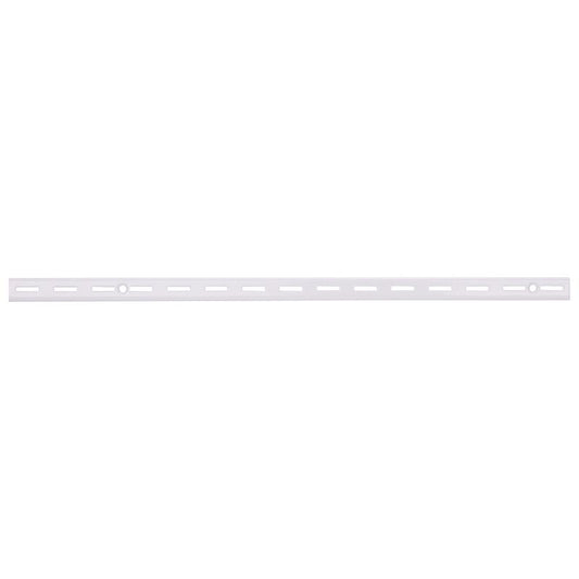 36" Shelf Slotted Track White