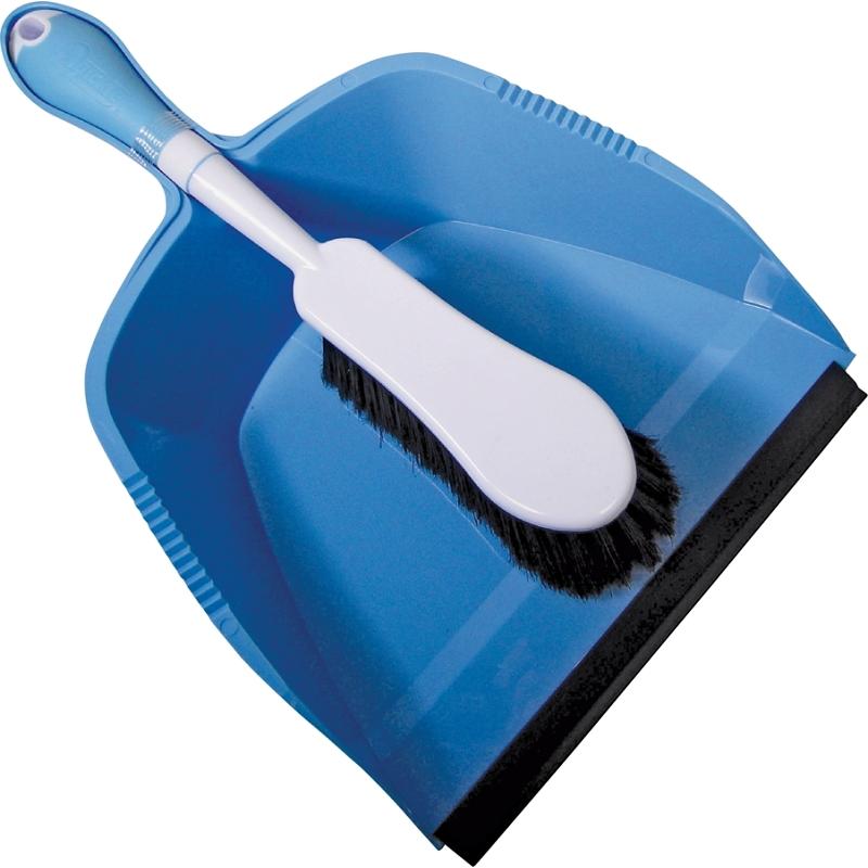 Dust Pan & Brush Set Plastic