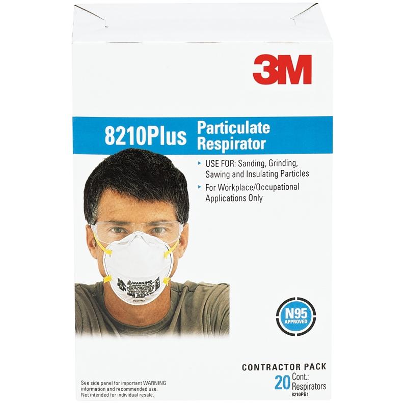 3M N95 Dust Mask #8210 20/bx