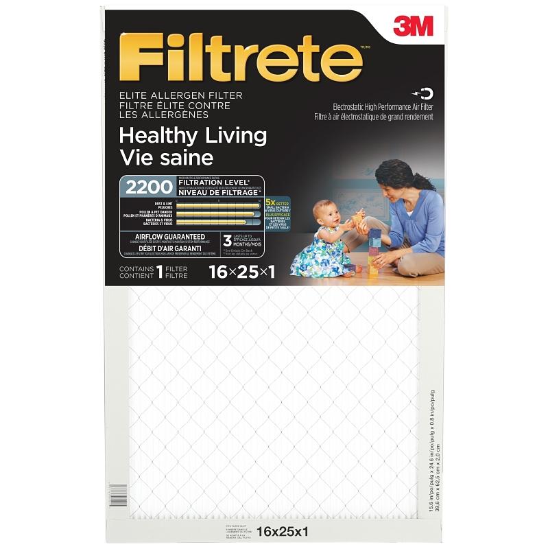 16" X 25" X 1" Furnace Filter AC Allergen Reduction