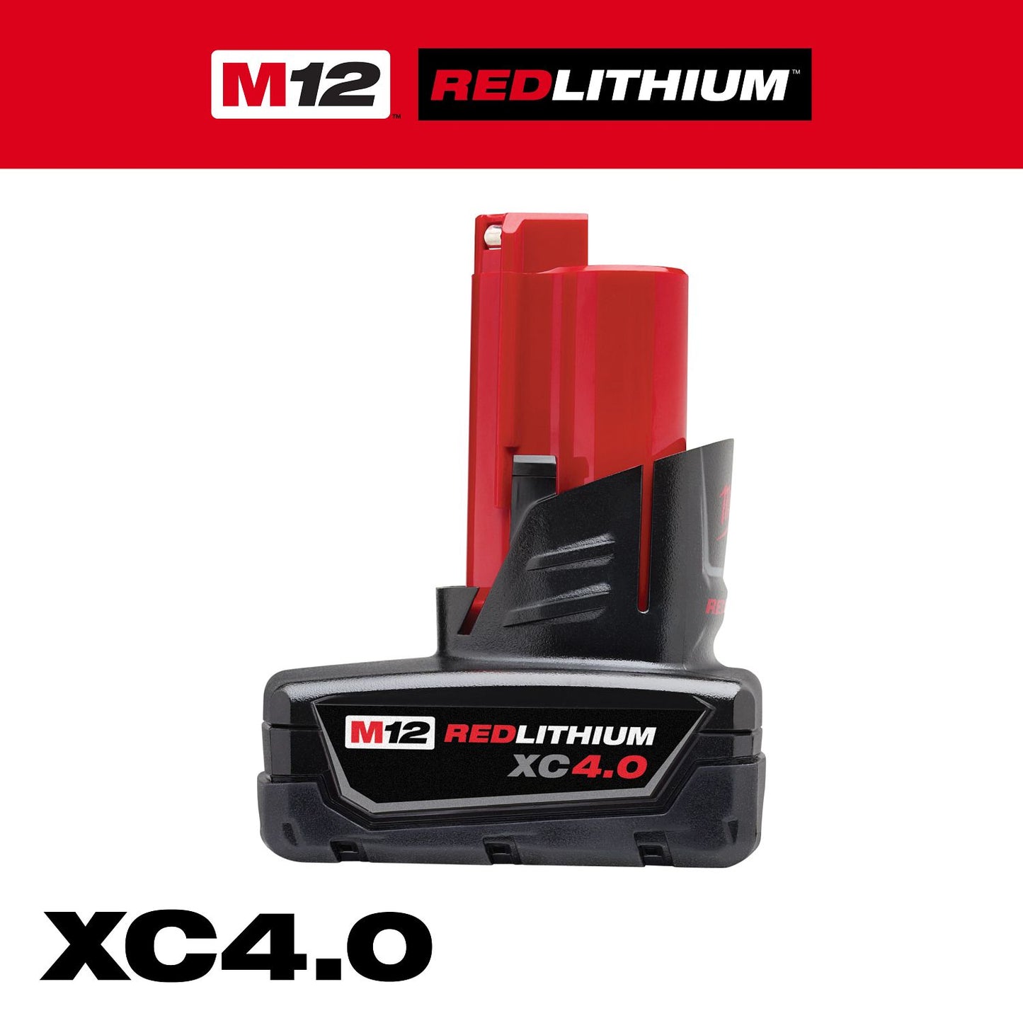 Milwaukee M12 Redlithium XC 4.0 Battery