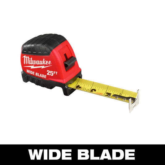 Milwaukee 25' Tape Measure Wide Blade 48-22-1225