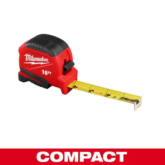 Milwaukee 16' Compact Tape Measure 48-22-1716