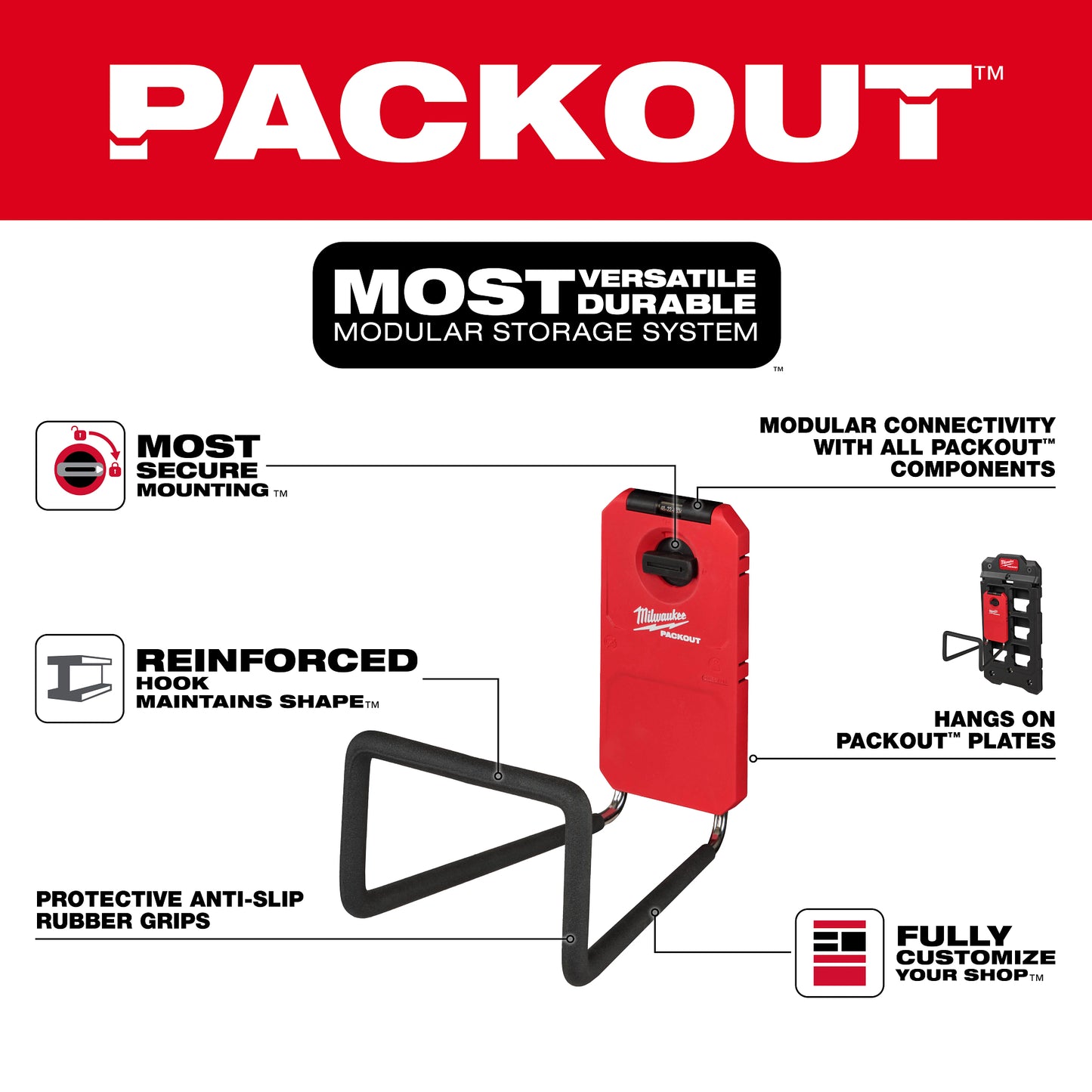 Packout Wide Hook 48-22-8332