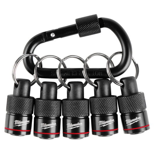 Milwaukee 5Pc Hex Bit Holder With Carabiner 48-32-4537