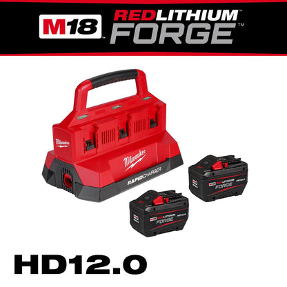 Milwaukee M18 Forge 12.0 Dual Battery Starter Kit 48-59-1842F
