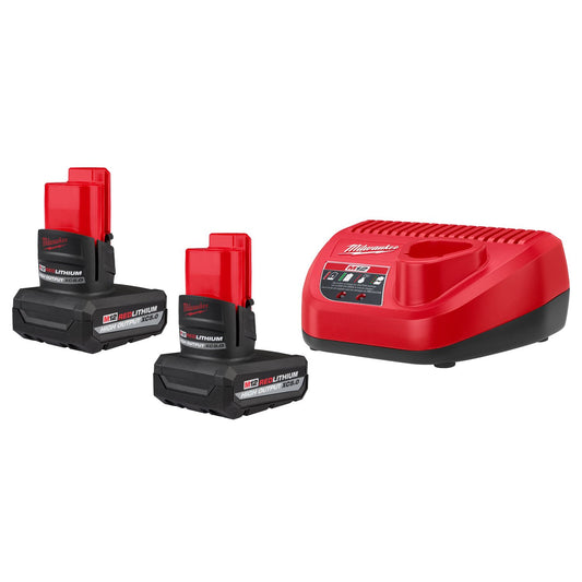 M12 Redlithium XC5.0 2PK Starter Kit 48-59-2450P