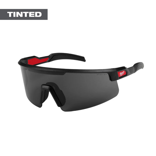 Milwaukee Safety Glasses Wrap Around Tinted 48-73-2504