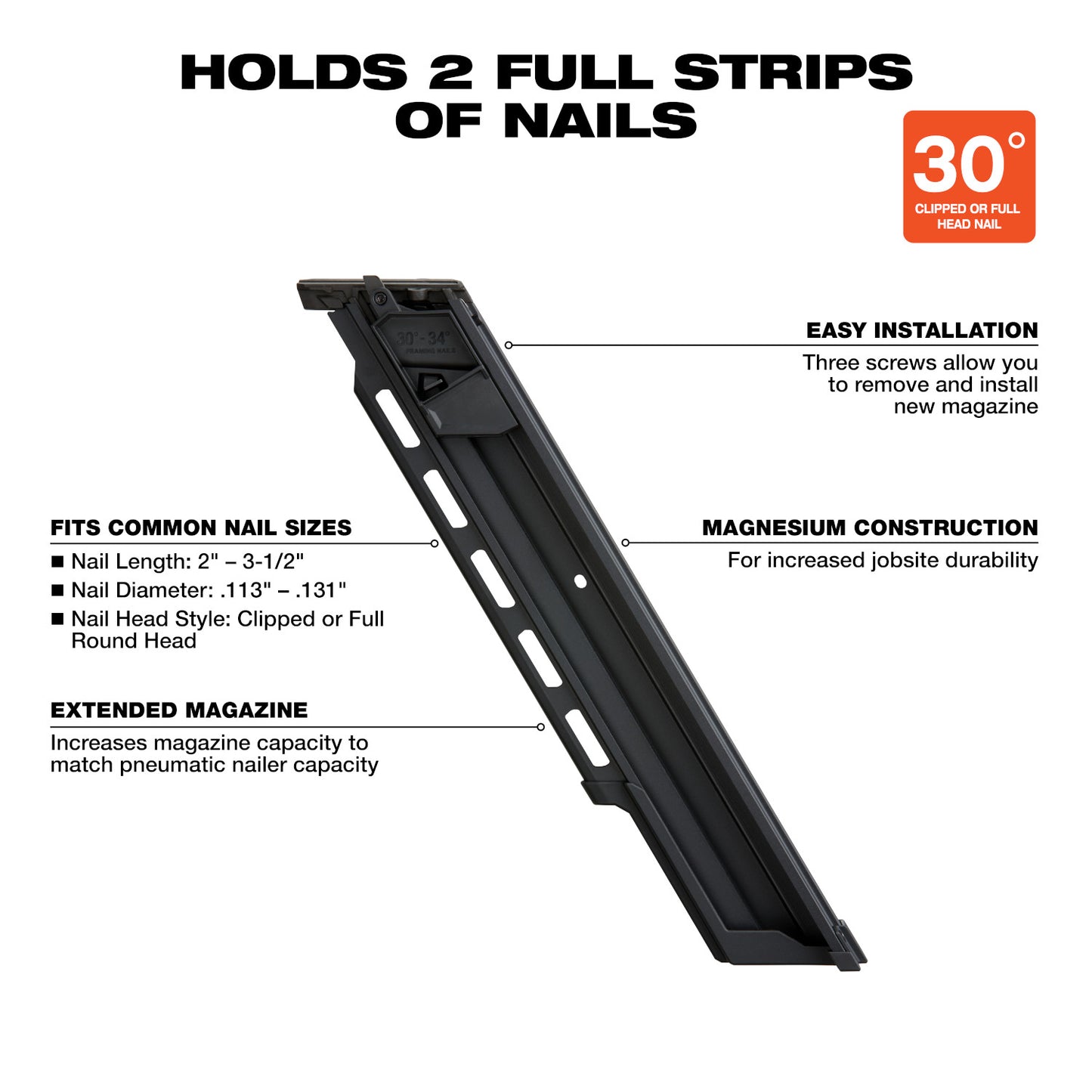 Milwaukee Extended Capacity Magazine