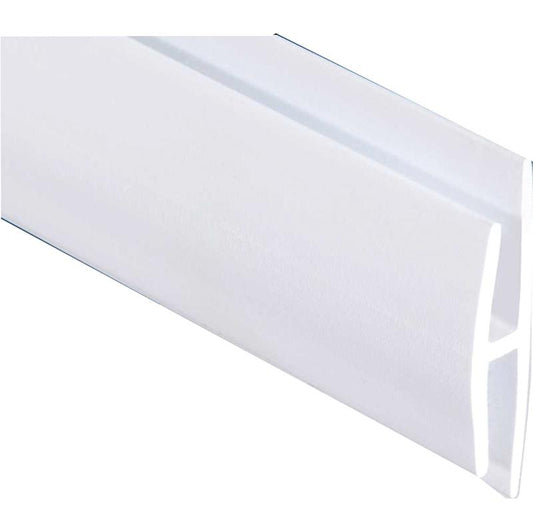 3/16" X 8' Vinyl White Divider