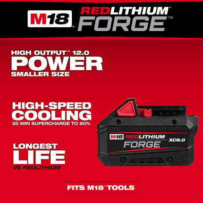 Milwaukee M18 Redlithium Forge XC 8.0 Battery 48-11-1881