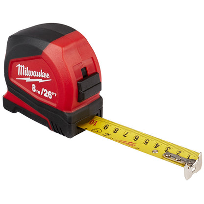 Milwaukee 8M/26' Compact Tape Measure 48-22-6626