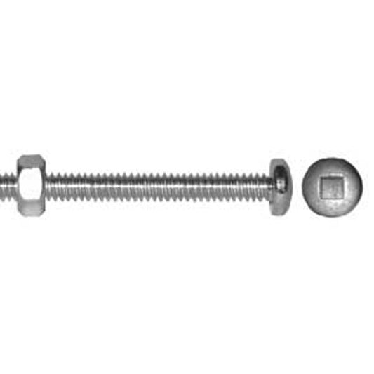 6-32 X 1 1/2" Stove Bolts RH - 10/Pk