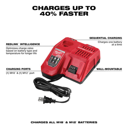 Milwaukee M18 & M12 Rapid Charger