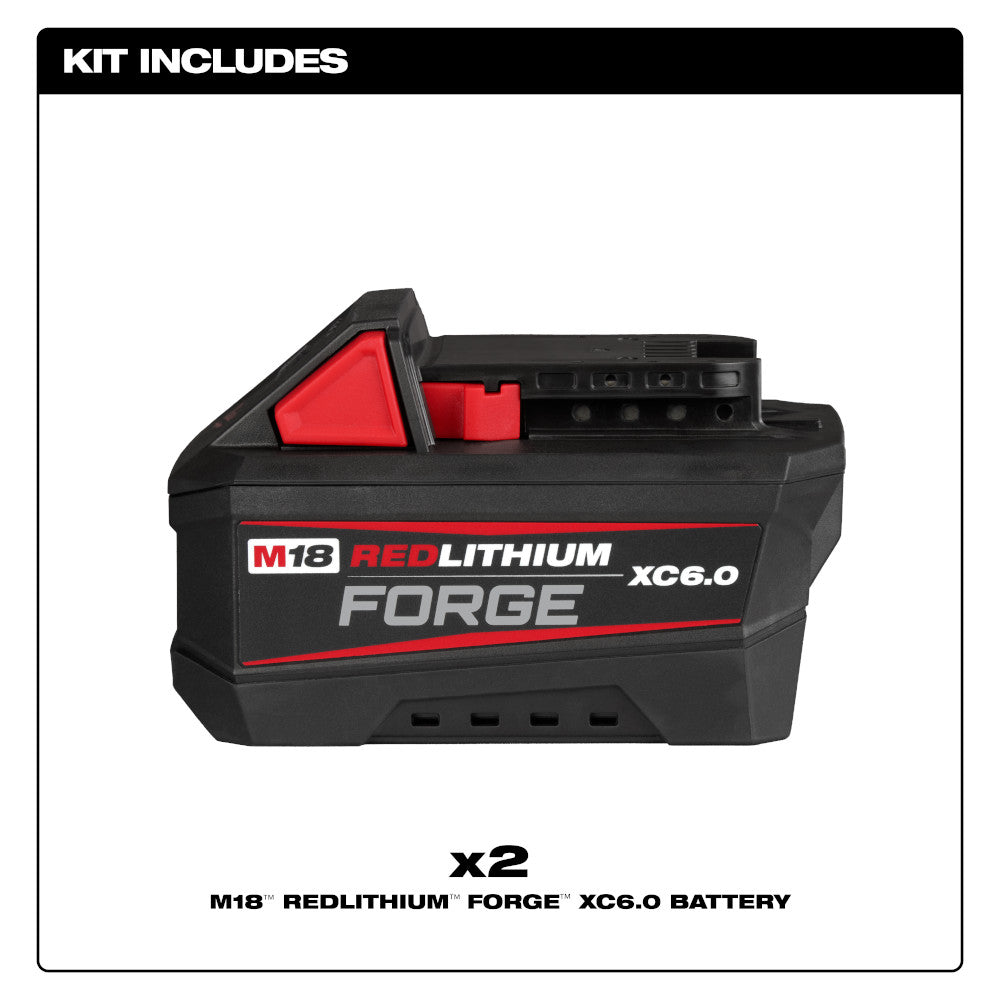 Milwaukee M18 Forge XC 6.0 2Pk Starter Kit 48-59-1866