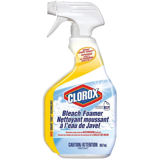 Clorox Spray Disinfectant Foaming Bleach 887ml