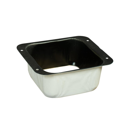 3" X 3" Gentek Aluminum Downpipe Drop Outlet