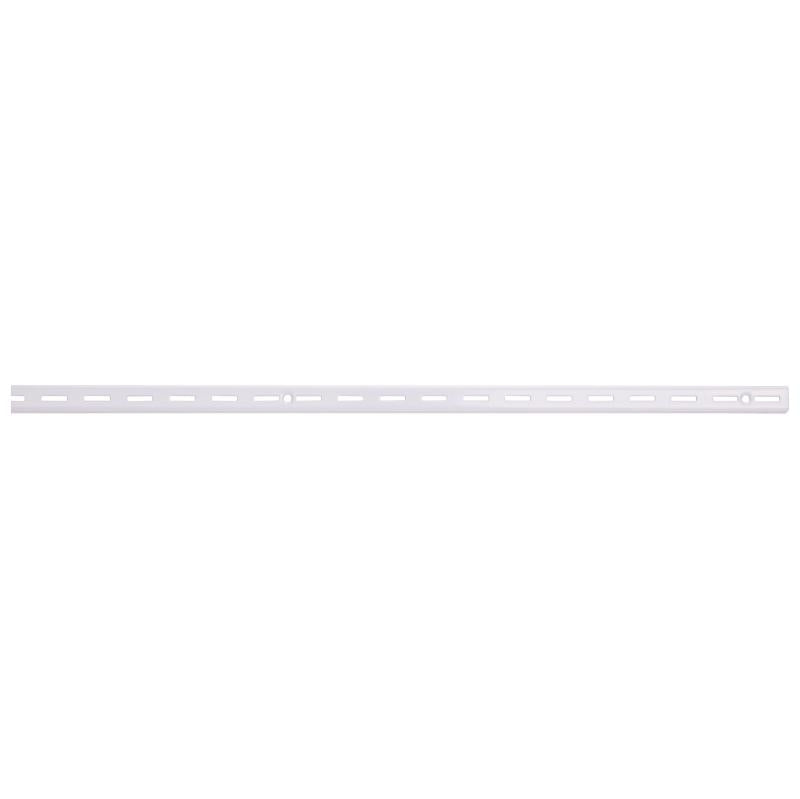 72" Shelf Slotted Track White