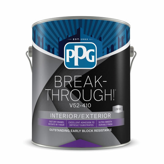 PPG Break-Through Interior & Exterior Satin White & Pastel Base 3.78L