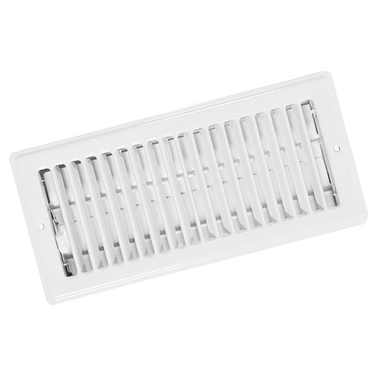 3" X 10" White Ceiling Register