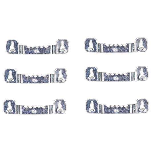 Push In Picture Hanger Zinc 6/pk