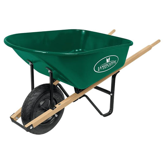 Landscapers Light Duty Wheelbarrow Green 6CF