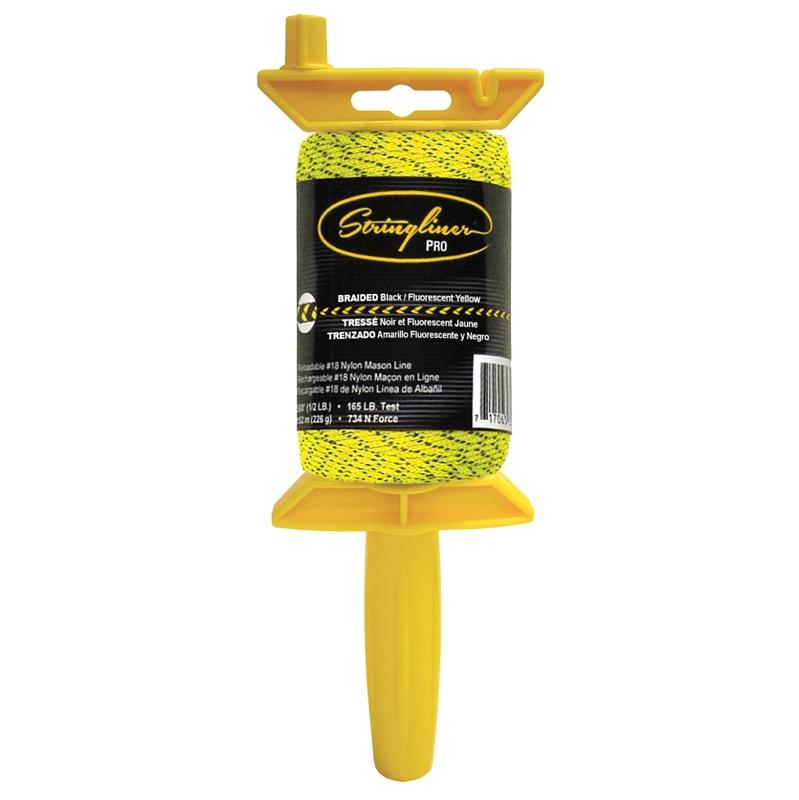 500' Line Reel Braided Yellow/black