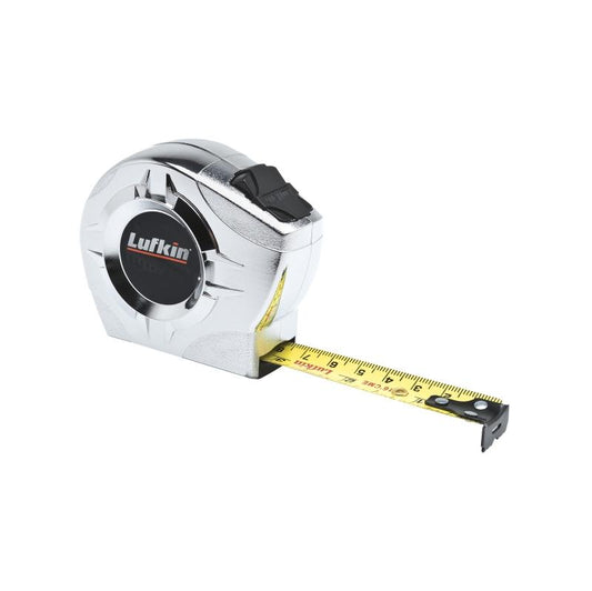 1/2" X 10' Tape Measure Chrome