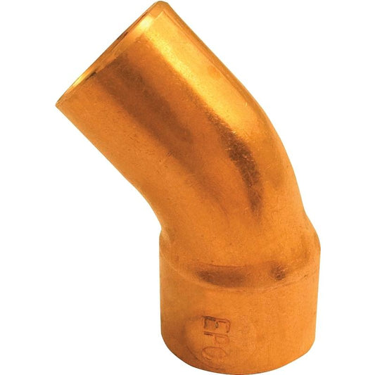 3/4" Wrot Copper 45 Degree Street Elbow CXC