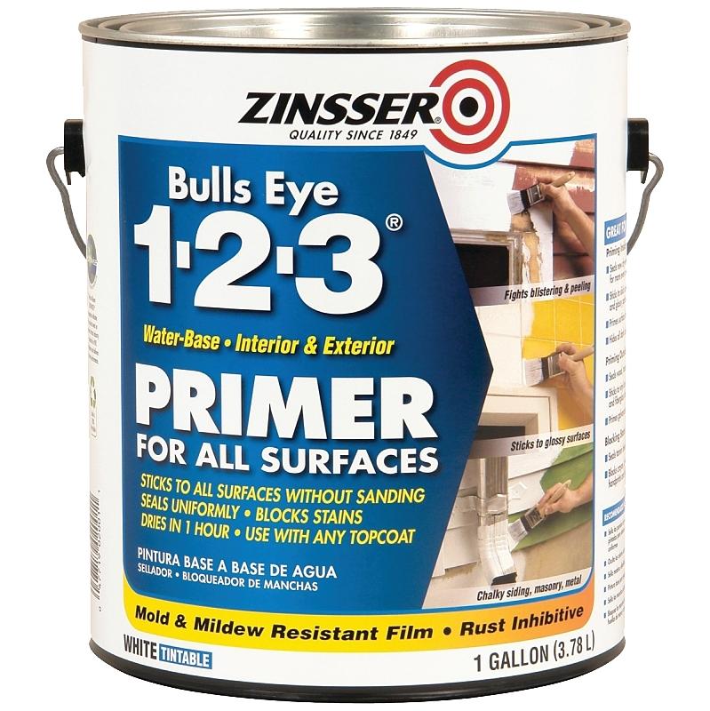 Zinsser Bulls Eye 1-2-3 Interior/Exterior Primer 3.8L