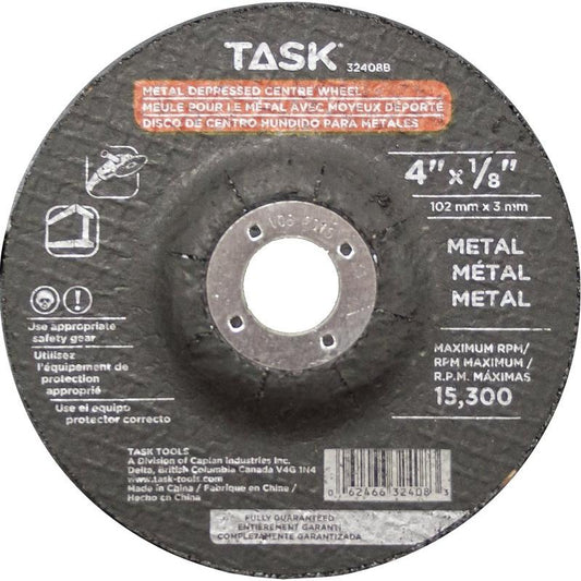 Task 4" X 1/8" X 5/8" Metal Wheel 32408B