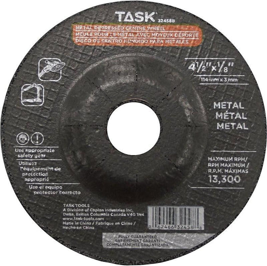 Task 4 1/2" X 1/8" X 7/8" Metal Wheel 32458B