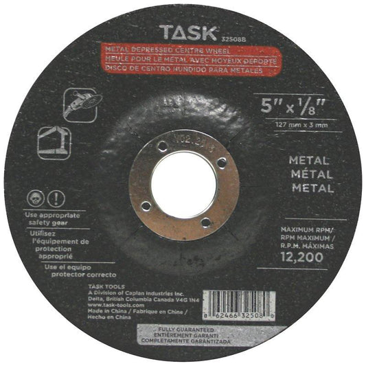 Task 5" X 1/8" X 7/8" Metal Wheel 32508B