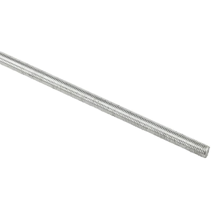 National 5/16" X 24" Threaded Rod Steel