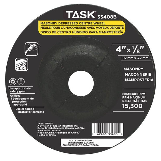 Task 4" X 1/8" X 5/8" Masonry Wheel 33408B