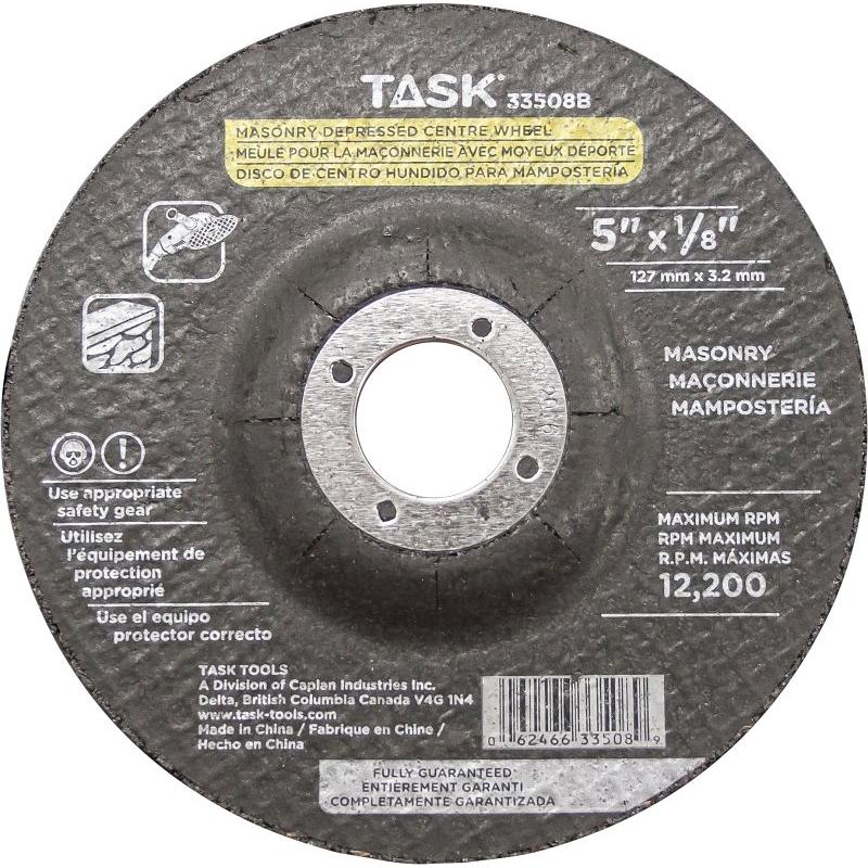 Task 5" X 1/8" X 7/8" Masonry Wheel 33508B