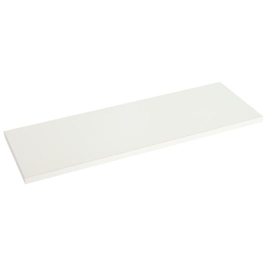 12" X 36" Wood Shelf White