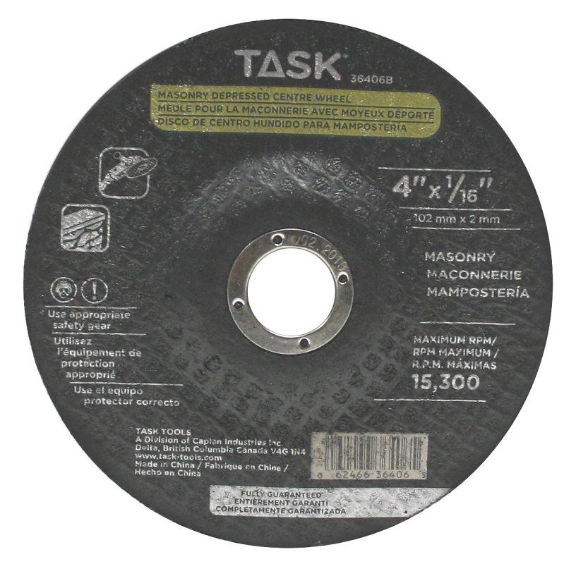 Task 4" X 1/16" X 5/8" Masonry Wheel 36406B