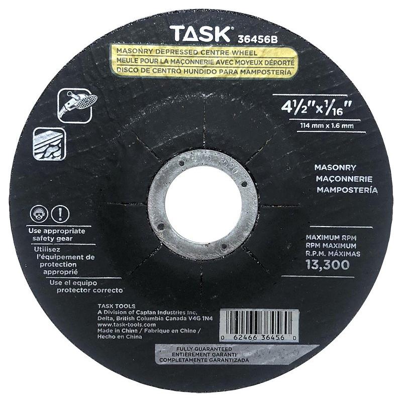 Task 4 1/2" X 1/16" X 7/8" Masonry Wheel 36456B