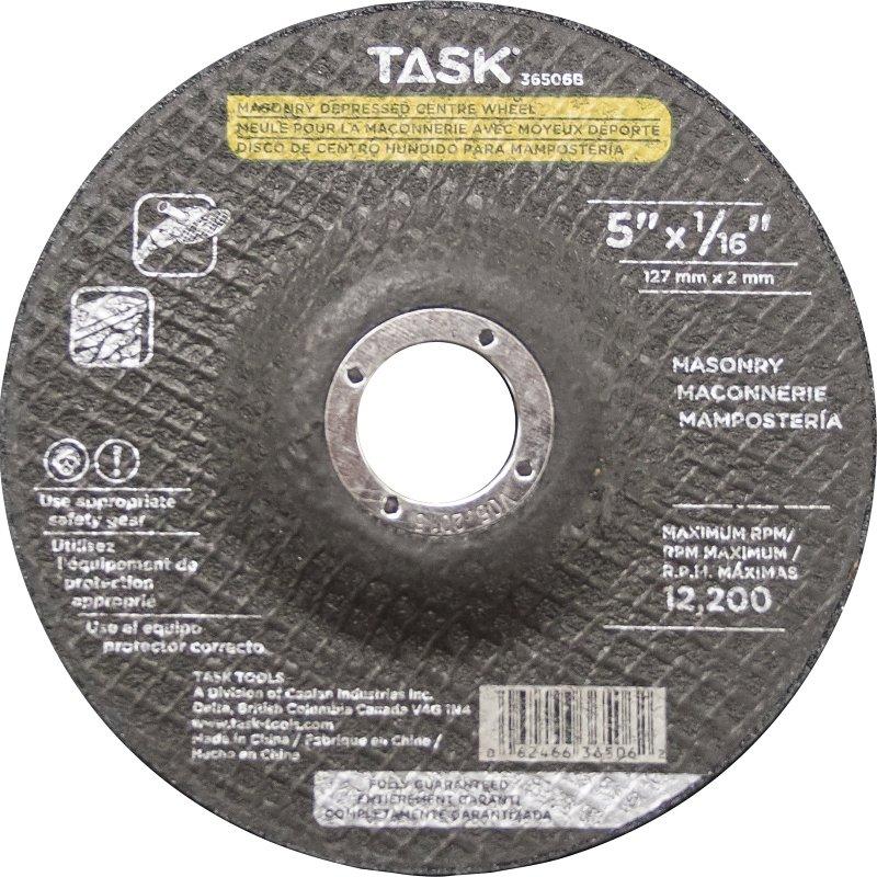 Task 5" X 1/16" X 7/8" Masonry Wheel 36506B